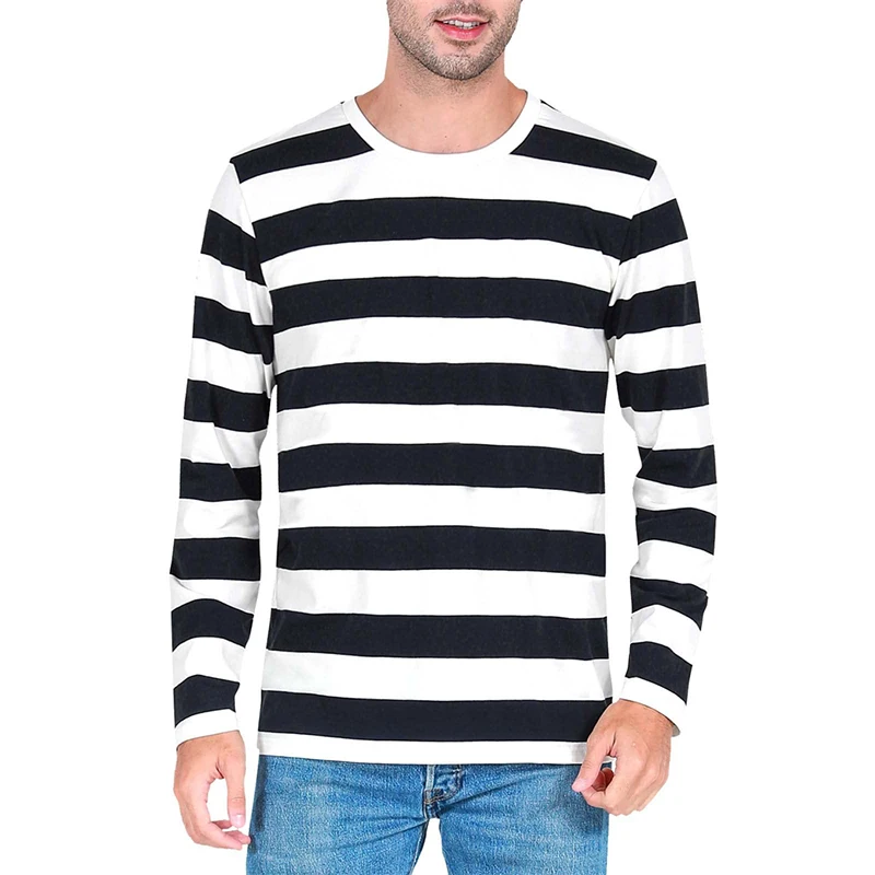 3D Printing Custom - T-shirt à manches longues pour homme,